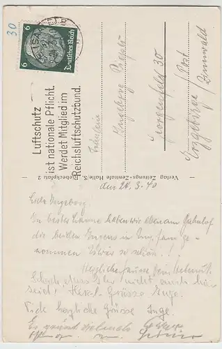 (106791) AK Halle a.S., Roter Turm u. Marienkirche, 1940