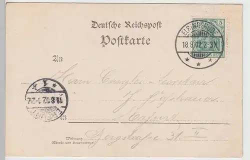 (106472) AK Elbingerode, Gruss vom Hartenberg, 1902