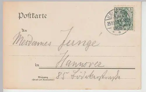 (106395) AK Ilsenburg, Schloss, vor 1905, gel. 1910