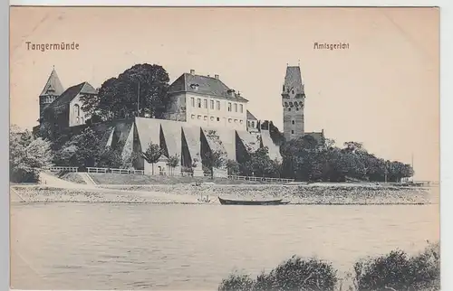 (105497) AK Tangermünde, Amtsgericht, vor 1945