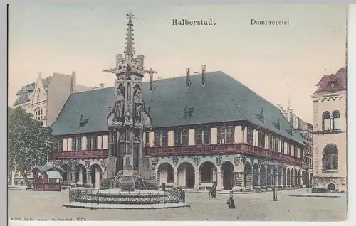 (104749) AK Halberstadt, Dompropstei, vor 1905
