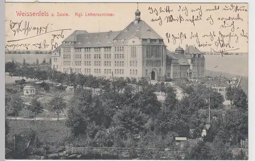 (104738) AK Weissenfels a.Saale, Kgl. Lehrerseminar, 1912