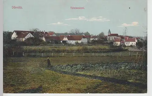 (104498) AK Dörnitz, Totalansicht, Feldpost 1915