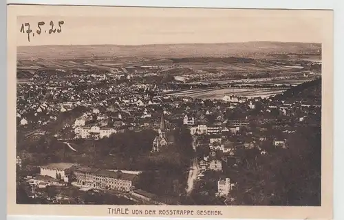 (104472) AK Thale, Blick von der Rosstrappe, 1925