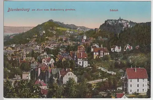 (103104) AK Blankenburg am Harz, Blick vom Eichenberg vor 1945