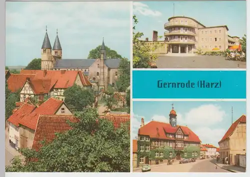 (102578) AK Gernrode i.H., Mehrbildkarte 1969