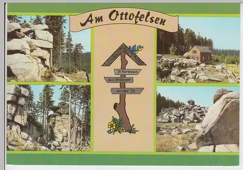 (102208) AK Ottofelsen bei Hasserode, Mehrbildkarte 1982