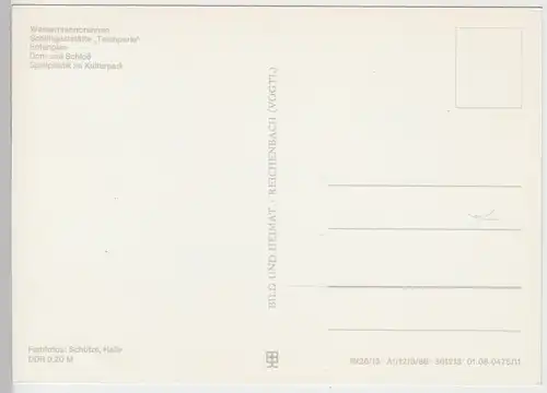 (102061) AK Merseburg, Mehrbildkarte 1986