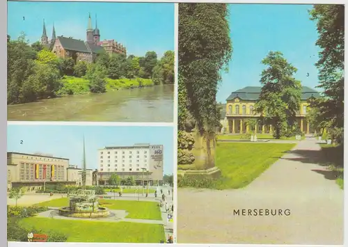 (102059) AK Merseburg, Mehrbildkarte 1974