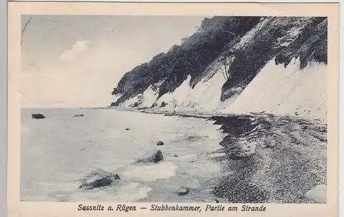 (99918) AK Saßnitz, Rügen, Stubbenkammer, Steilküste, Sonderst. 1925