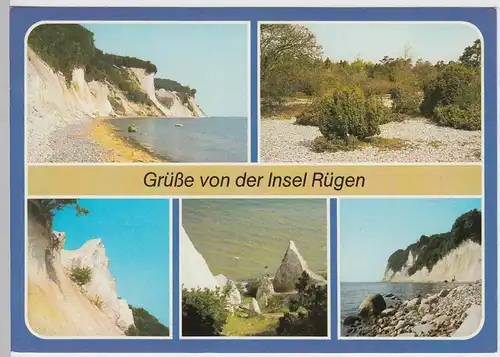 (99612) AK Insel Rügen, Mehrbildkarte, 1983