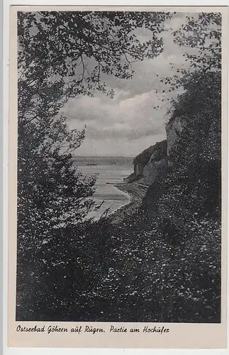 (98647) AK Ostseebad Göhren, Rügen, am Hochufer, vor 1945