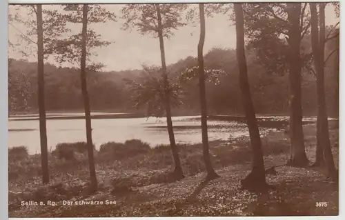 (96776) Foto AK Rügen, Sellin, schwarzer See, vor 1945