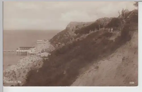 (96775) Foto AK Rügen, Sellin, Damenbad, Seebrücke, vor 1945