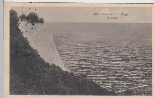 (96770) AK Rügen, Stubbenkammer, Königsstuhl 1913