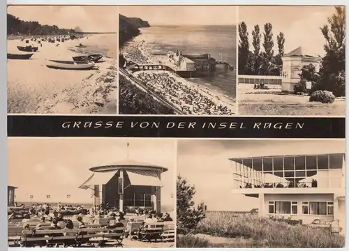 (91717) Foto AK Rügen, Thießow, Sellin, Göhren, Binz, Baabe 1969