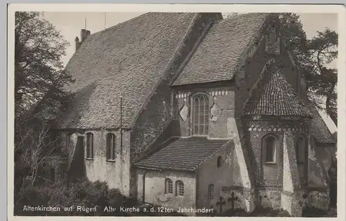 (78634) Foto AK Altenkirchen, Rügen, Kirche, vor 1945