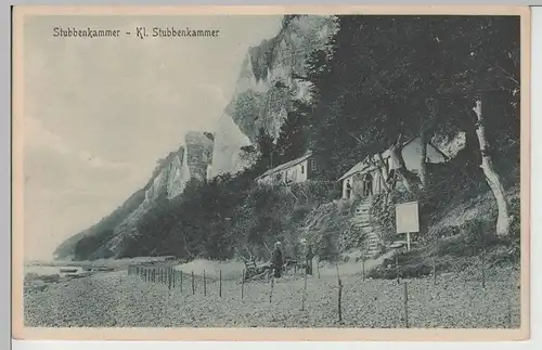(77653) AK Stubbenkammer auf Rügen, Kleine Stubbenkammer, 1910