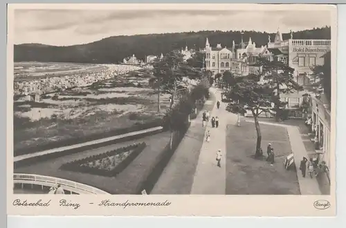 (76235) Foto AK Ostseebad Binz, Strandpromenade, Hotel Dünenhaus