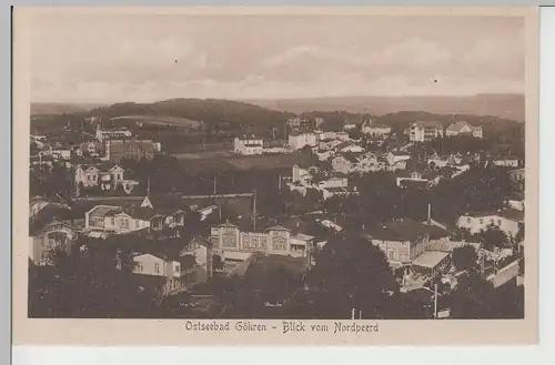 (76232) AK Ostseebad Göhren, Panorama, Blick vom Nordperd, vor 1945