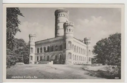 (73451) AK Jagdschloss Granitz, Binz, Rügen, vor 1953