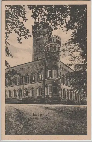 (70510) AK Jagdschloß Granitz auf Rügen, vor 1945
