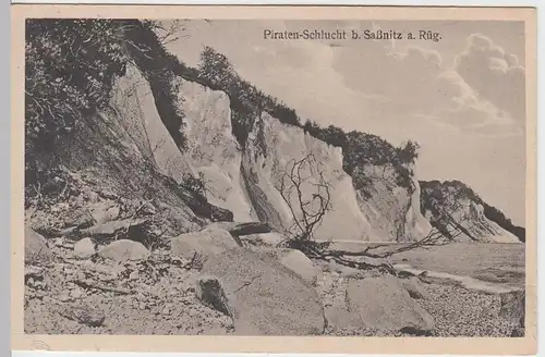 (52554) AK Rügen, Piratenschlucht bei Sassnitz, vor 1945