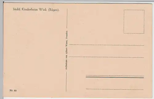 (47602) AK Wiek, Rügen, Hafen, Segelboote, vor 1945