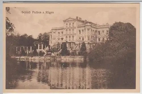 (41791) AK Putbus auf Rügen, Schloss, vor 1945