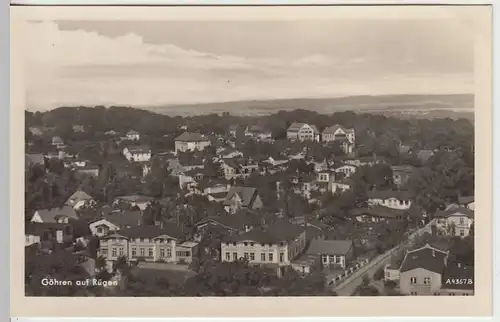 (33654) Foto AK Göhren a. Rügen, Panorama, nach 1945