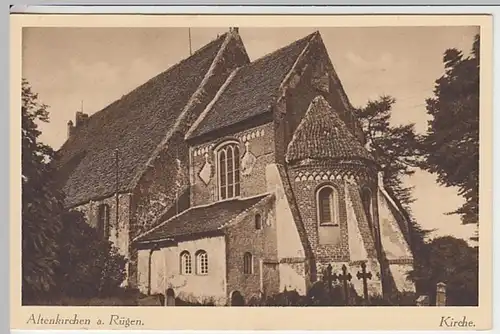 (24672) AK Altenkirchen, Rügen, Kirche, vor 1945