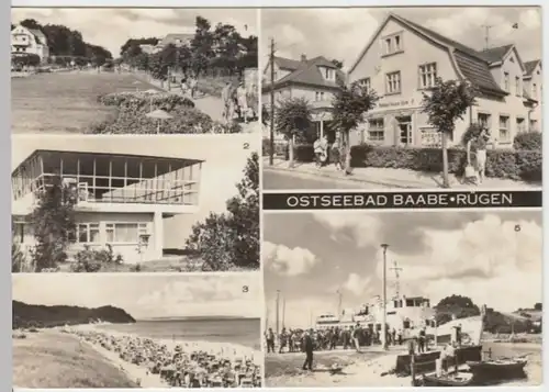 (13985) Foto AK Baabe, Rügen, Mehrbildkarte 1975