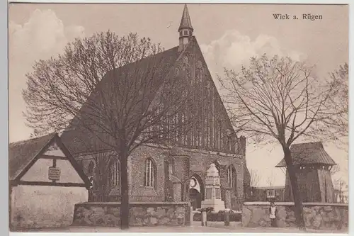 (112939) AK Wiek a. Rügen, Kirche 1920er