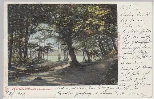 (108290) AK Rügen, Herthasee bei Stubbenkammer 1900