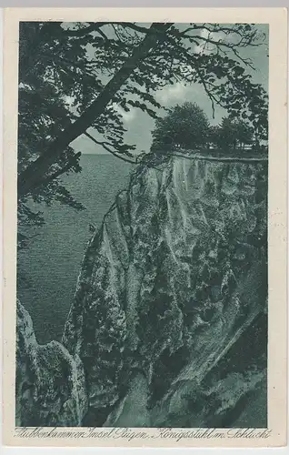 (106718) AK Insel Rügen, Stubbenkammer, Königsstuhl m. Schlucht 1920er