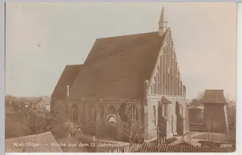 (106623) Foto AK Wiek auf Rügen, Kirche, 1930