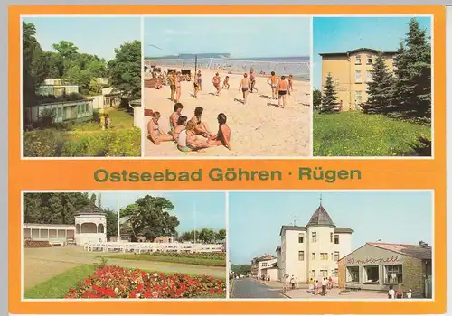 (102553) AK Ostseebad Göhren, Mehrbildkarte 1982