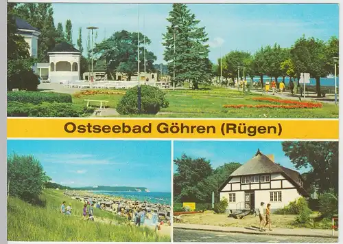 (102552) AK Ostseebad Göhren, Mehrbildkarte 1982
