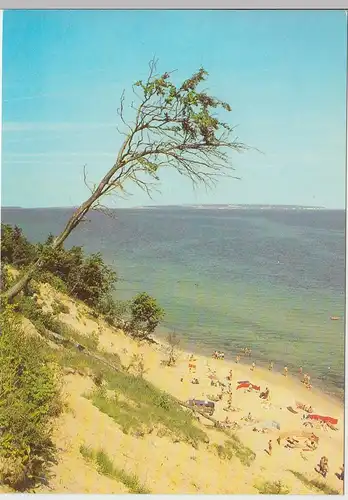 (102209) AK Ostsee, Küste zwischen Sellin und Baabe, 1983