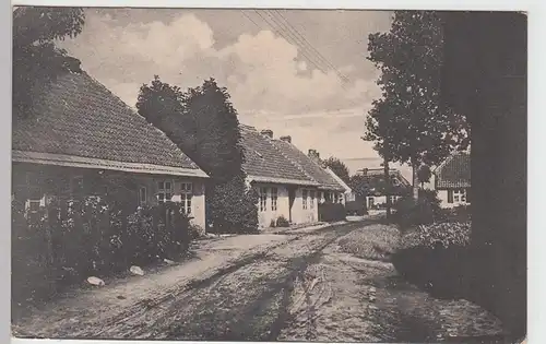 (101148) AK Wiek, Rügen, Straßenansicht, vor 1945