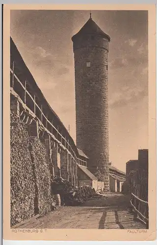 (95976) AK Rothenburg o.d. T., Faulturm, 1924