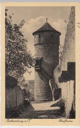 (95972) AK Rothenburg o.d. T., Strafturm, 1934