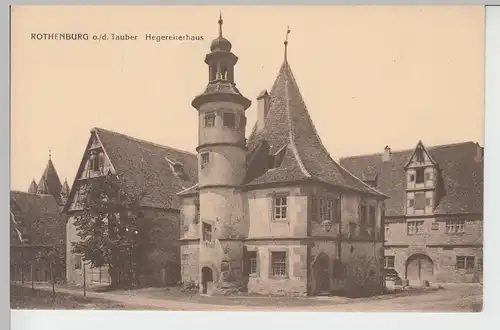 (92546) AK Rothenburg o.d.T., Hegereiterhaus, vor 1945