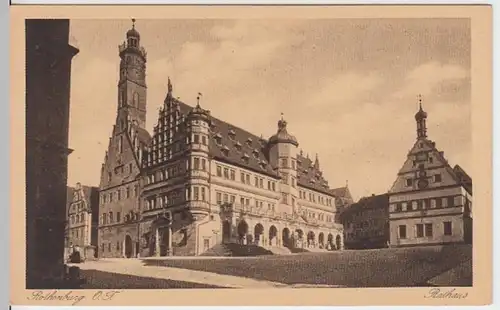 (8406) AK Rothenburg ob der Tauber, Rathaus, vor 1945