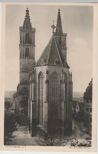 (83891) AK Rothenburg ob der Tauber, Stadtkirche St. Jakob, vor 1945