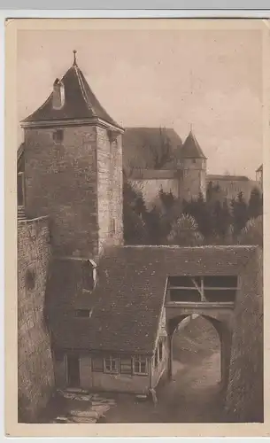 (72906) AK Rothenburg ob der Tauber, Kobolzellertor, vor 1945