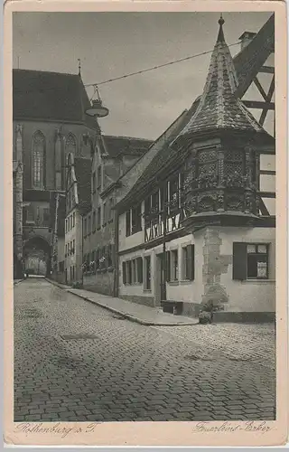 (69770) AK Rothenburg ob der Tauber, Feuerleinserker, St. Jakob, vor 1945