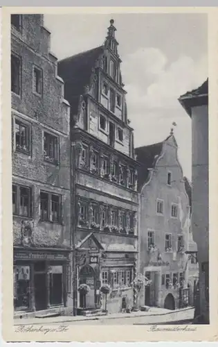 (5941) AK Rothenburg ob der Tauber, Baumeisterhaus, vor 1945