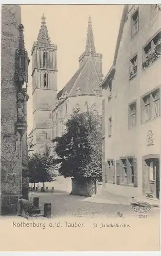 (33039) AK Rothenburg o.d.Tauber, St. Jakobskirche, vor 1905