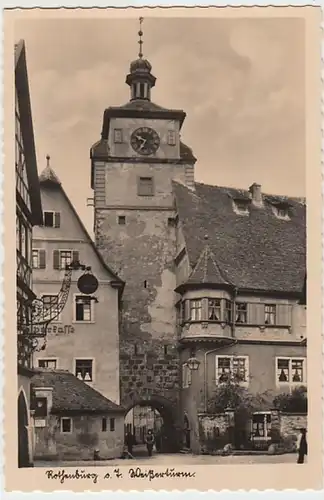 (20978) Foto AK Rothenburg ob der Tauber, Weißer Turm, vor 1945